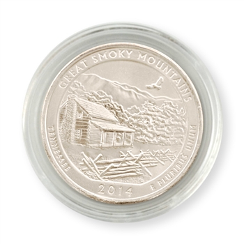 2014 Tennessee Great Smoky Mountains Quarter - Philadelphia - Platinum