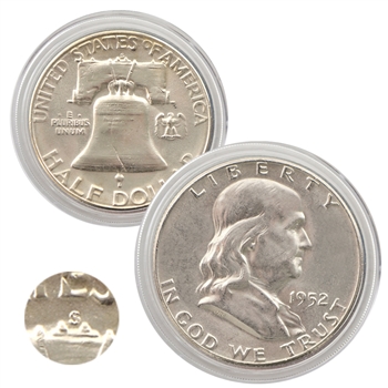 1952 Franklin Half Dollar-San Francisco Mint-Uncirculated