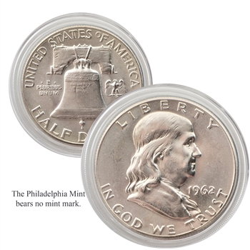 1962 Franklin Half Dollar - Philadelphia - Uncirculated