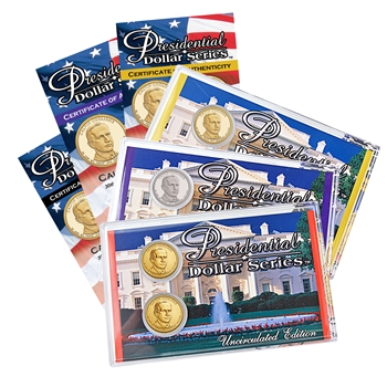 2014 John Calvin Coolidge Presidential Dollar - 3pc Lens Set