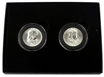 1961 Franklin Half Dollar PD Pair