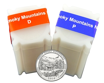 2014 Tennessee Great Smoky Mountains  Quarter Roll (40) - Uncirculated - Philadelphia and Denver