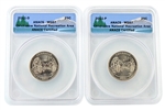 2011 Chickasaw National Park Quarter - P/D Set - ANACS MS67