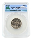 2012 Alaska Denali National Park Quarter - San Francisco  - ANACS MS68