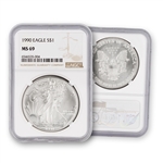 1990 Silver Eagle - NGC 69