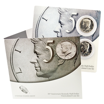 2014 Special Kennedy Half Dollar P & D Set-Satin Finish-OGP