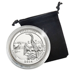 2014 Florida Everglades National Park Quarter - Denver - Platinum in Capsule