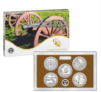 2015 America The Beautiful Proof Set - Quarters Only