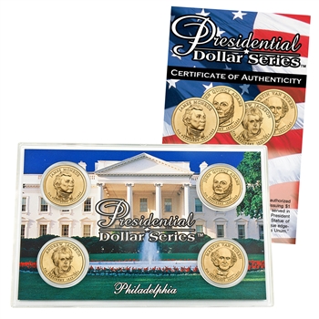 2008 Presidential Dollar Set - Philadelphia Mint - Lens