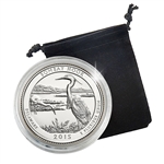 2015 Delaware Bombay Hook National Wildlife Refuge National Park - Philadelphia - Platinum Plated in Capsule