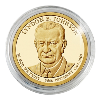 2015 Lyndon B. Johnson Dollar - Gold - Denver