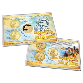 2012 Native American  Dollar 3 pc Lens Set - PDS