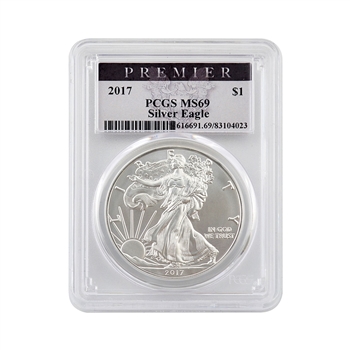 2017 American Silver Eagle - PREMIER - PCGS MS69