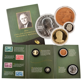 2014 Franklin D. Roosevelt Coin & Chronicle Set