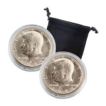 1984 Kennedy Half Dollar P & D Set