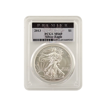 2013 American Silver Eagle - PREMIER - PCGS MS69
