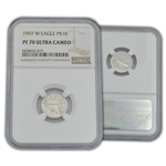 1997 $10 Platinum Eagle - Proof-NGC 70 - First Year of Issue