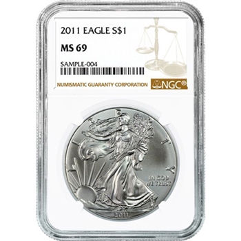 2011 Silver Eagle - NGC 69