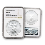 2009 Silver Eagle-NGC 70