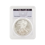 2005 Silver Eagle-Premier-PCGS 70-First Edition