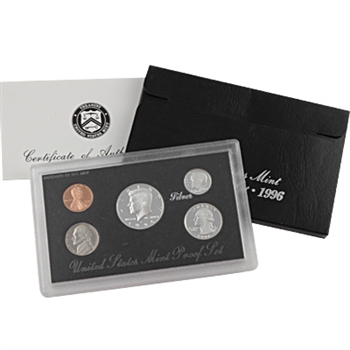 1996 US Silver Proof Set - Modern