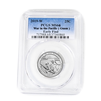2019 War in Pacific (Guam) - West Pt - PCGS 66 Early Find