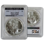 1992 Silver Eagle - Premier - PCGS 69