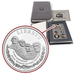 1991 Prestige Proof Set-Mount Rushmore Dollar