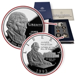 1993 Prestige Proof Set-Double Silver Issues