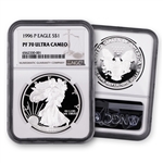 1996 Silver Eagle-Proof-NGC 70
