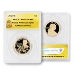 2020 Native American Dollar-Proof-ANACS 70