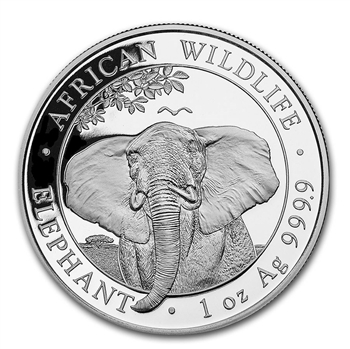2021 Somalia 1oz Silver Elephant - Uncirculated