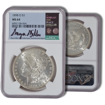 1898 Morgan Dollar - New OrleanS - NGC 64 -  Miller Auto