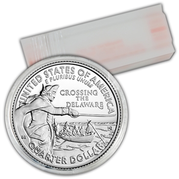 2021 Washington Crossing Quarter - Denver - Uncirculated Roll of 40