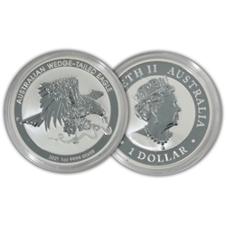 2021 Australian Wedge Tail Eagle - 1oz Silver - Uncirculated