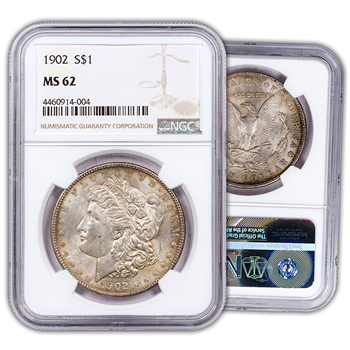 1902 Morgan Silver Dollar - P - NGC 62
