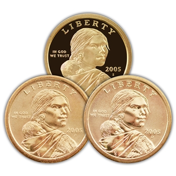 2005 Sacagawea Dollar - PDS - Capsules