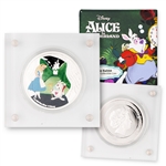 2021 Niue Disney 1 oz Silver Alice in Wonderland White Rabbit