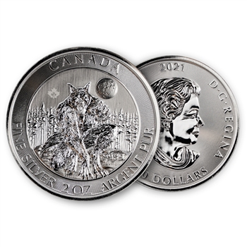 2021 Canadian 2oz Silver-Creature of The North-Werewolf