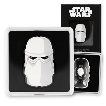 2021 Star Wars Face of the Empire 1 oz Silver â€“ Snowtrooper