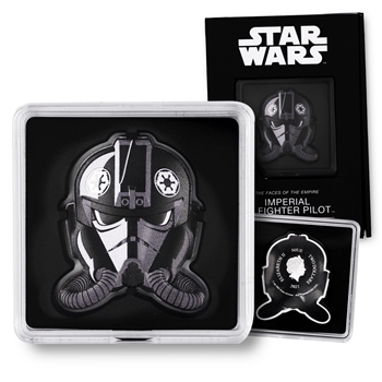 2021 Star Wars Faces of the Empire 1oz Silver - Tie Fighter Pilot #3