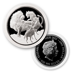 2022 Niue Apex Predators 1oz Silver #1 - Lion vs Hyenas