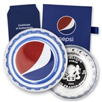 2022 Silver Pepsi Bottle Cap Coin  - OGP