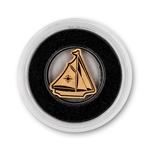 2022 Palau  Sail Boat 1/2 Gram Gold Silk Finish