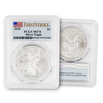 2020 Silver Eagle-PCGS 70 First Day