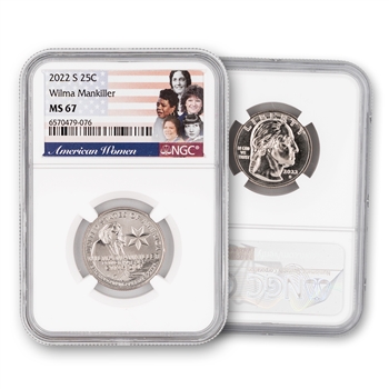 2022 Wilma Mankiller Quarter- San Francisco-NGC 67