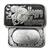 1oz Silver Bar - .999 Silver - Halloween Theme