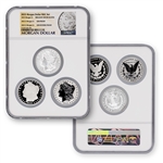 2023 Morgan Dollar 3 Coin Collection - NGC Custom Holder