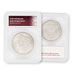 1880 Morgan Silver Dollar-San Francisco Mint-Uncirculated-Defender