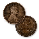 1917 Lincoln Wheat Cent - Denver Mint - Circulated
